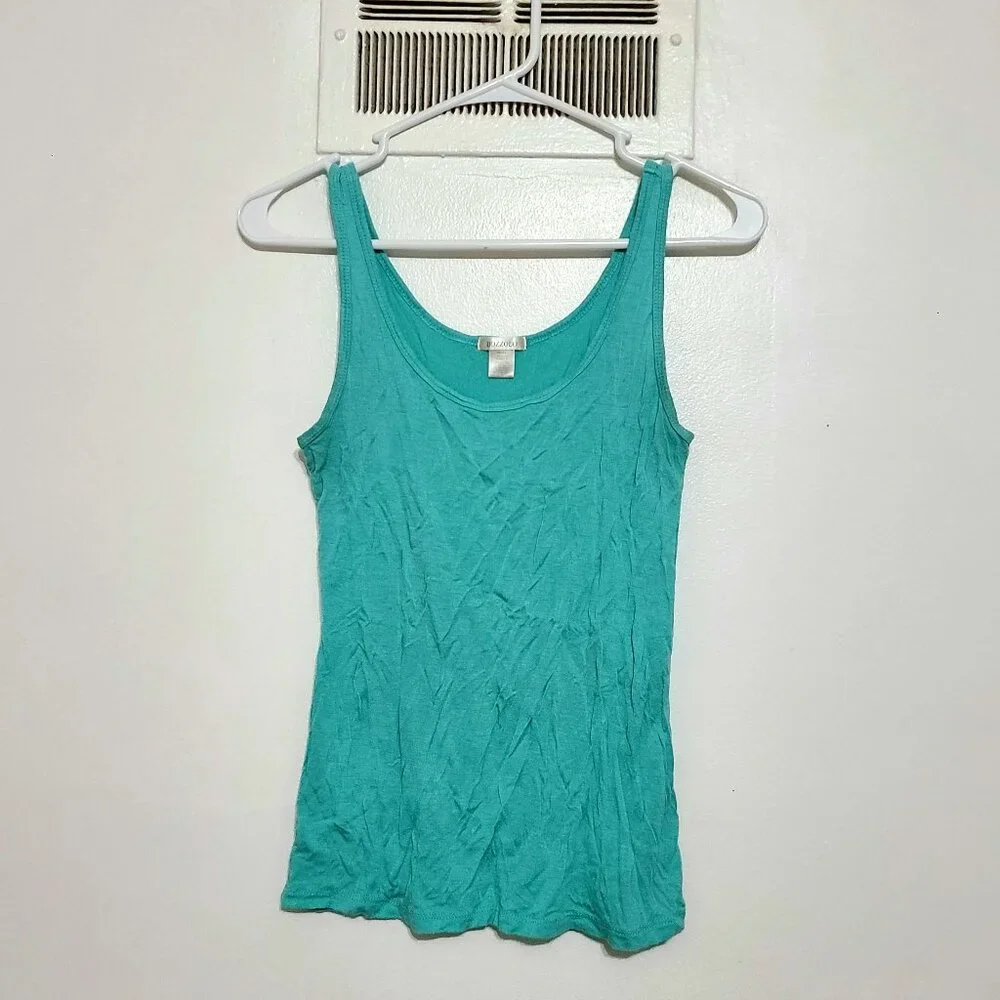 Turquoise Racerback Tank Top - Picture 1 of 3